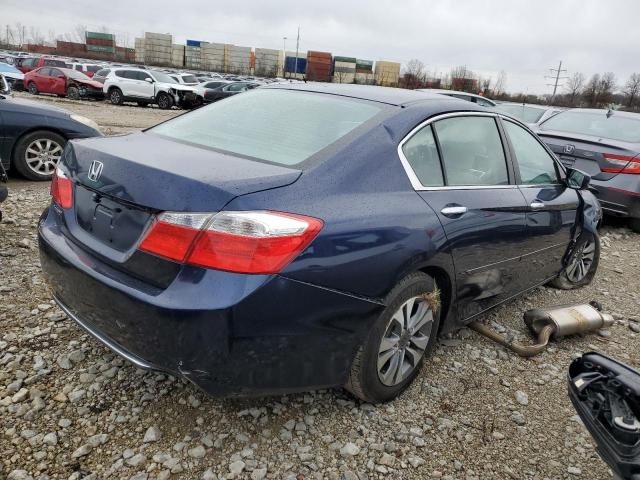 1HGCR2F38DA028842 - 2013 HONDA ACCORD LX BLUE photo 3