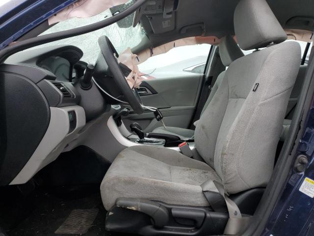 1HGCR2F38DA028842 - 2013 HONDA ACCORD LX BLUE photo 7