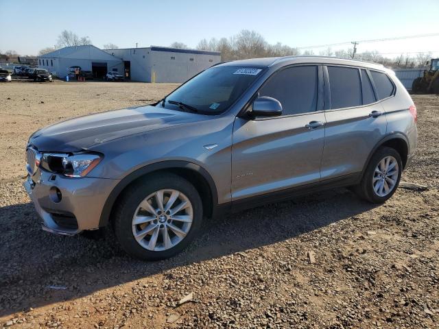 5UXWX9C57H0T04034 - 2017 BMW X3 XDRIVE28I SILVER photo 1