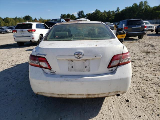 4T4BF3EKXAR023347 - 2010 TOYOTA CAMRY BASE WHITE photo 6