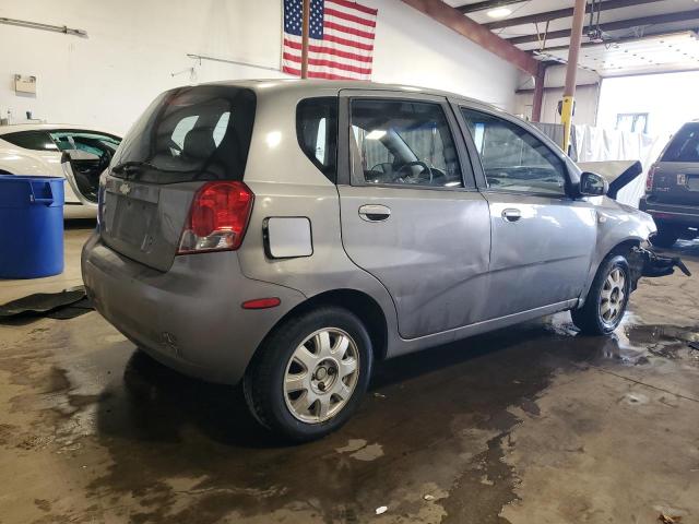 KL1TD666X6B683104 - 2006 CHEVROLET AVEO BASE ვერცხლისფერი ფოტო 3