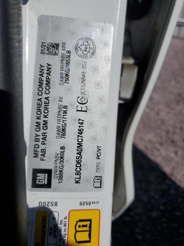 KL8CD6SA0MC746147 - 2021 CHEVROLET SPARK 1LT 白色 照片 12