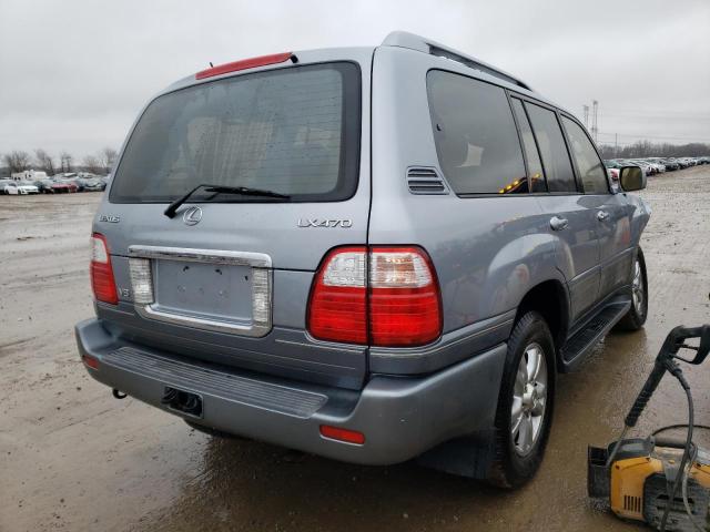 JTJHT00W633531833 - 2003 LEXUS LX 470 SILVER photo 3