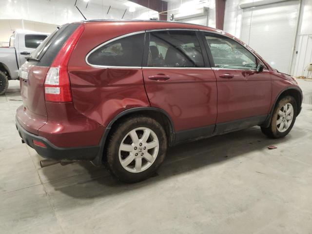 JHLRE48738C040233 - 2008 HONDA CR-V EXL BURGUNDY photo 3