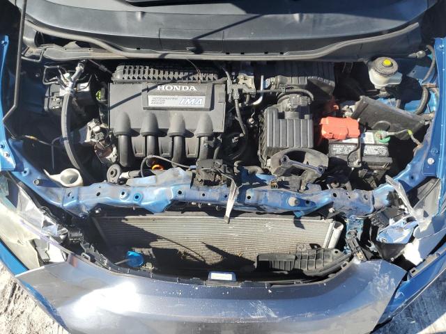 JHMZE2H78BS005054 - 2011 HONDA INSIGHT EX BLUE photo 11