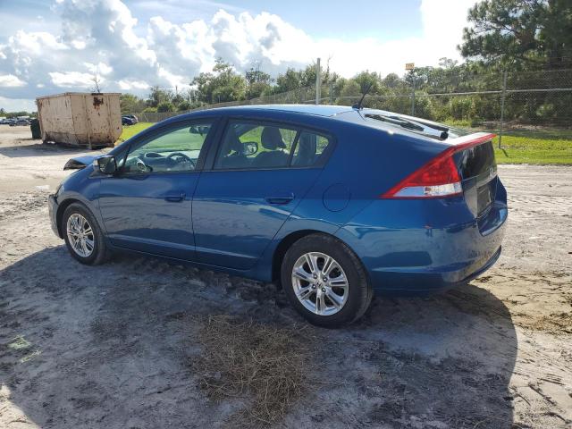JHMZE2H78BS005054 - 2011 HONDA INSIGHT EX BLUE photo 2