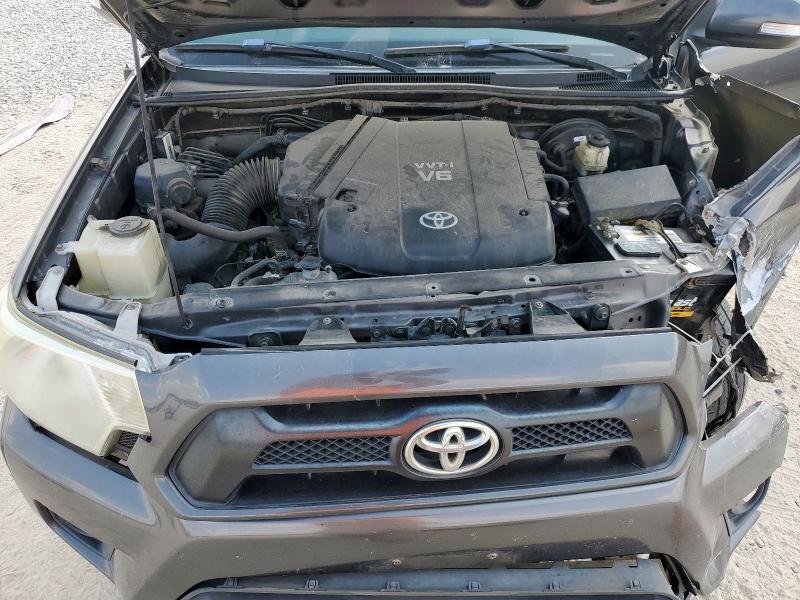 5TFJU4GN4DX045019 - 2013 TOYOTA TACOMA DOUBLE CAB PRERUNNER GRAY photo 11