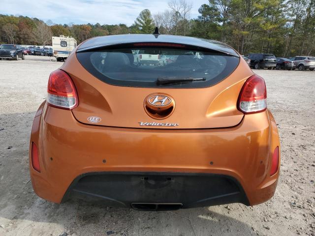 KMHTC6AD8GU303650 - 2016 HYUNDAI VELOSTER ORANGE photo 6