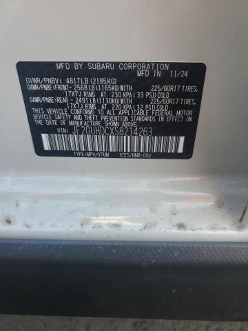 JF2GUHDCXS8214263 - 2025 SUBARU CROSSTREK PREMIUM 白色 照片 12