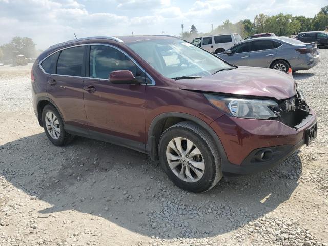 5J6RM4H79CL047867 - 2012 HONDA CR-V EXL BURGUNDY photo 4