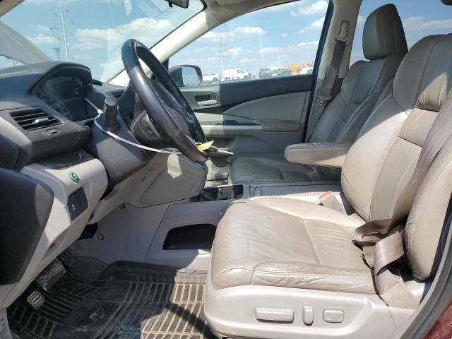 5J6RM4H79CL047867 - 2012 HONDA CR-V EXL BURGUNDY photo 7