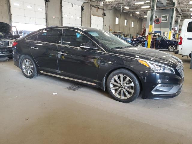 5NPE34AF9GH423115 - 2016 HYUNDAI SONATA SPORT შავი ფოტო 4
