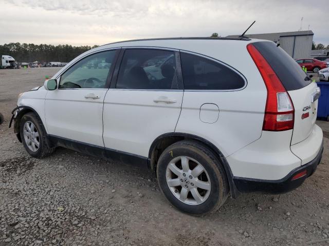 JHLRE38777C012721 - 2007 HONDA CR-V EXL WHITE photo 2