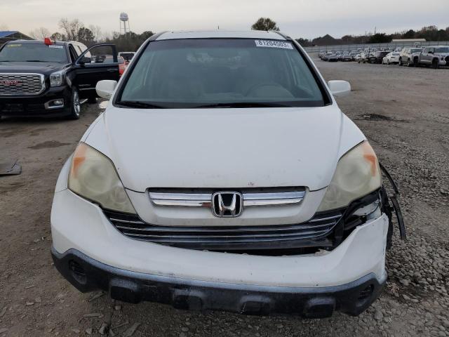 JHLRE38777C012721 - 2007 HONDA CR-V EXL WHITE photo 5