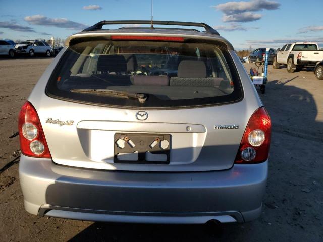 JM1BJ245621538609 - 2002 MAZDA PROTEGE PR5 SILVER photo 6