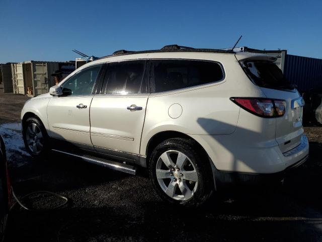 1GNKRJKD0FJ205512 - 2015 CHEVROLET TRAVERSE LTZ WHITE photo 2