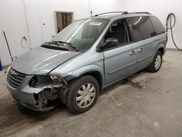 1A4GP45R96B693327 - 2006 CHRYSLER TOWN & COU BLUE photo 1