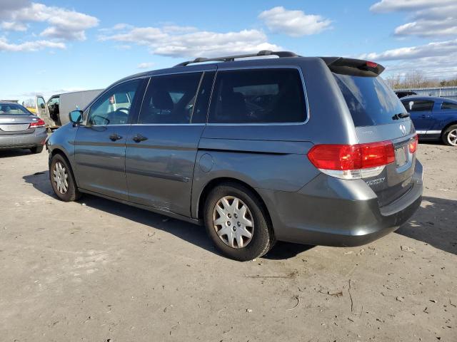 5FNRL3H28AB088062 - 2010 HONDA ODYSSEY LX GRAY photo 2