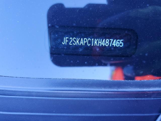 JF2SKAPC1KH487465 - 2019 SUBARU FORESTER SPORT BLACK photo 13