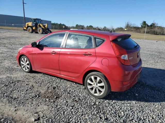 KMHCU5AE2EU174074 - 2014 HYUNDAI ACCENT GLS RED photo 2