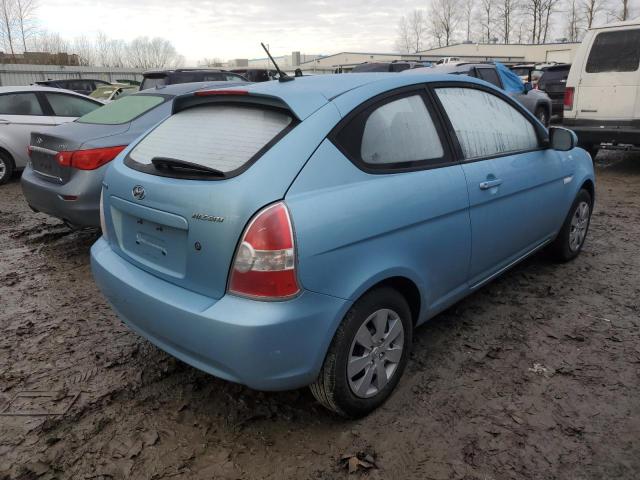 KMHCM3AC6BU200867 - 2011 HYUNDAI ACCENT GL BLUE photo 3