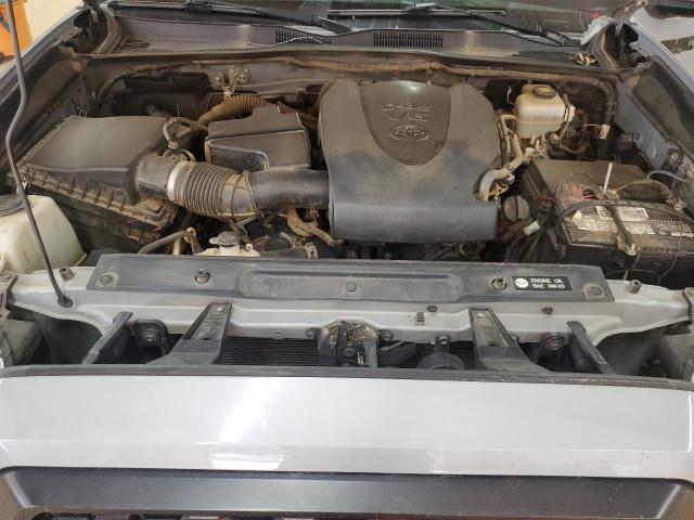 5TFCZ5ANXHX118120 - 2017 TOYOTA TACOMA DOUBLE CAB ნაცრისფერი ფოტო 11