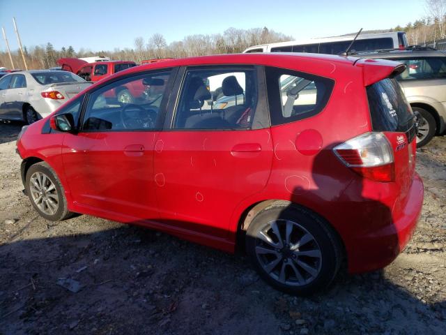 JHMGE8G5XDC043117 - 2013 HONDA FIT SPORT RED photo 2