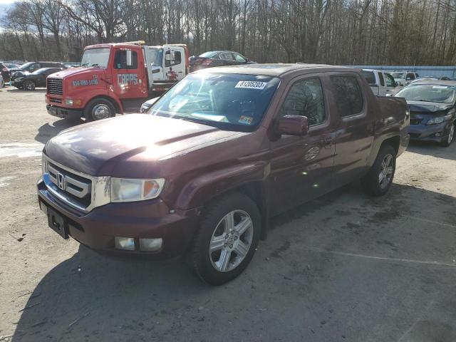 5FPYK16549B109654 - 2009 HONDA RIDGELINE RTL BURGUNDY photo 1