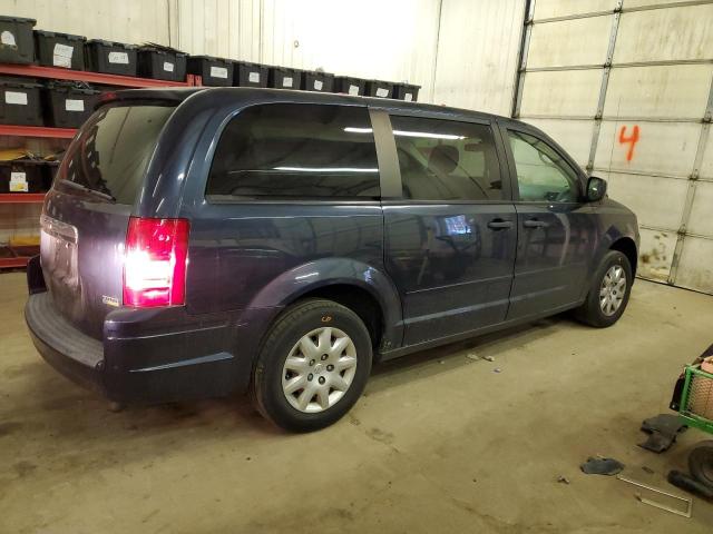 2A8HR44H88R819901 - 2008 CHRYSLER TOWN & COU LX BLUE photo 3