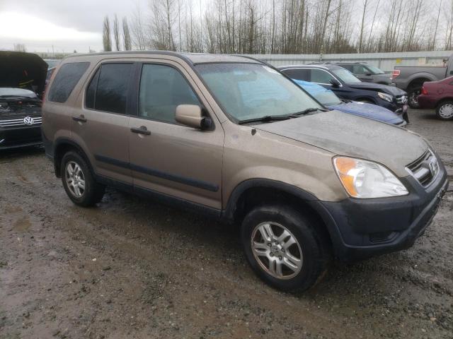 SHSRD78882U005863 - 2002 HONDA CR-V EX TAN photo 4