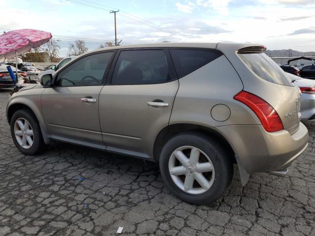 JN8AZ08W23W225559 - 2003 NISSAN MURANO SL GOLD photo 2