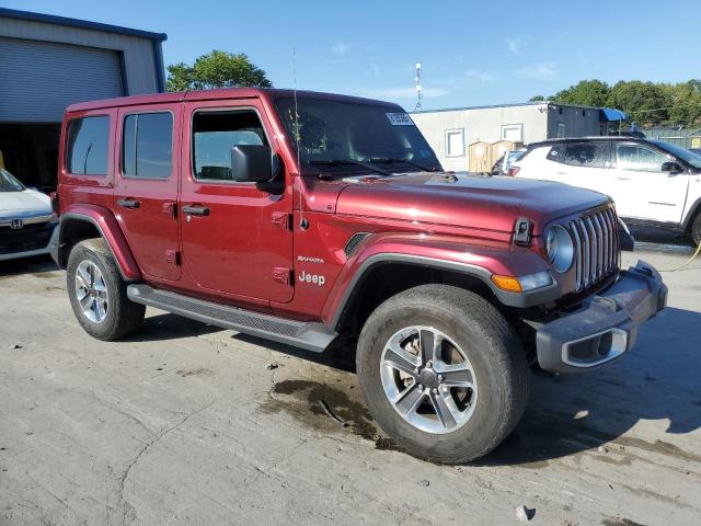 1C4HJXEG9MW580642 - 2021 JEEP WRANGLER UNLIMITED SAHARA RED photo 4