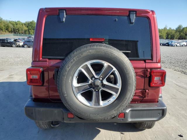 1C4HJXEG9MW580642 - 2021 JEEP WRANGLER UNLIMITED SAHARA RED photo 6
