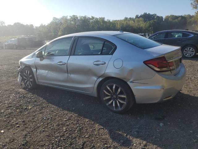 19XFB2F96EE270015 - 2014 HONDA CIVIC EXL SILVER photo 2