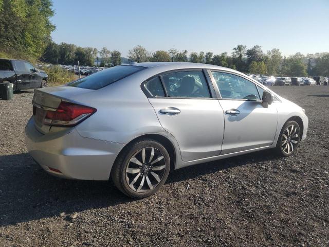 19XFB2F96EE270015 - 2014 HONDA CIVIC EXL SILVER photo 3