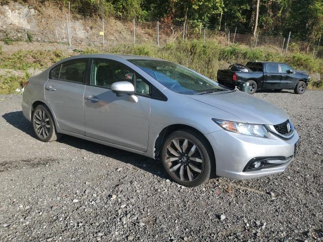 19XFB2F96EE270015 - 2014 HONDA CIVIC EXL SILVER photo 4