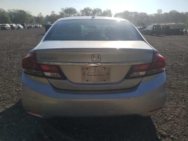 19XFB2F96EE270015 - 2014 HONDA CIVIC EXL SILVER photo 6