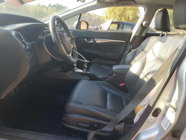 19XFB2F96EE270015 - 2014 HONDA CIVIC EXL SILVER photo 7