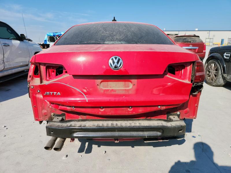 3VW2K7AJXFM336681 - 2015 VOLKSWAGEN JETTA BASE RED photo 6