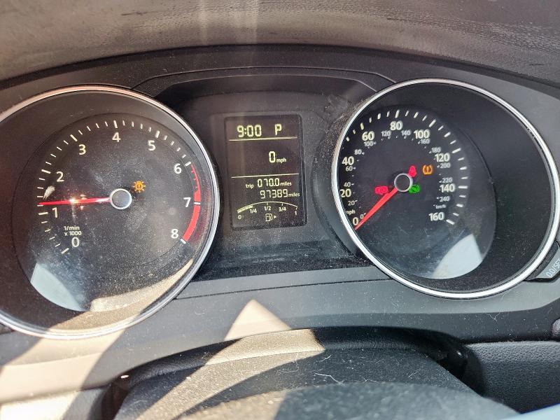 3VW2K7AJXFM336681 - 2015 VOLKSWAGEN JETTA BASE RED photo 9