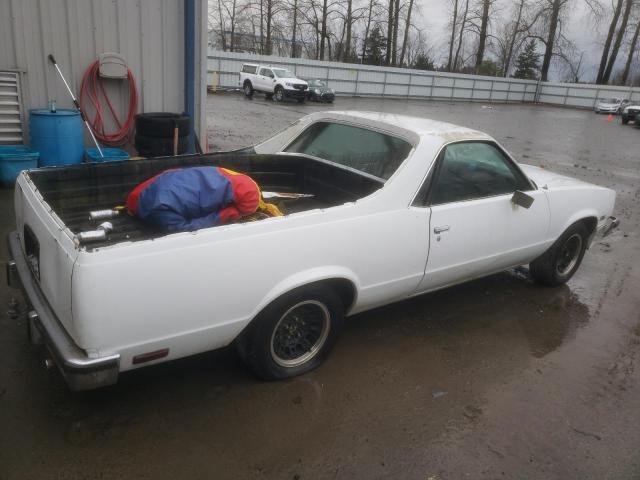 1GCCW80A2CR224809 - 1982 CHEVROLET EL CAMINO WHITE photo 3