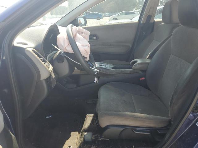 3CZRU5H36GM756215 - 2016 HONDA HR-V LX BLUE photo 7