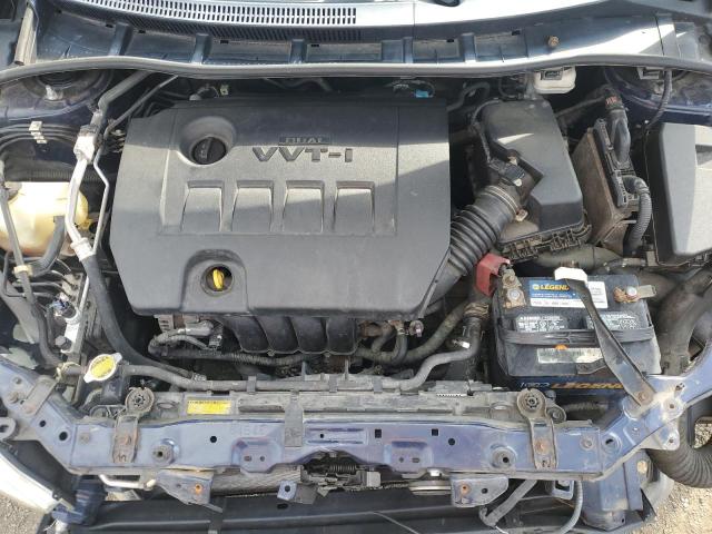 2T1BU4EEXDC991972 - 2013 TOYOTA COROLLA BASE BLUE photo 11