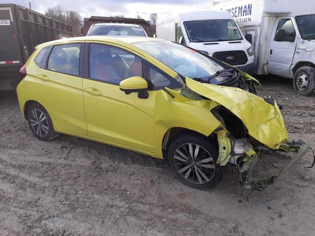 JHMGK5H72GX004297 - 2016 HONDA FIT EX YELLOW photo 4