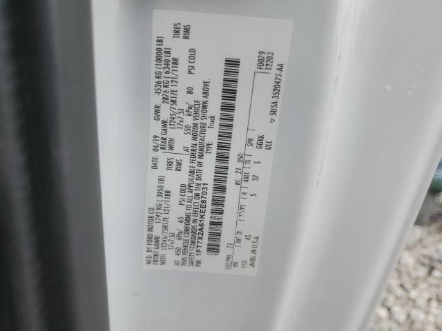 1FT7X2A61KEE87031 - 2019 FORD F250 SUPER DUTY თეთრი ფოტო 12
