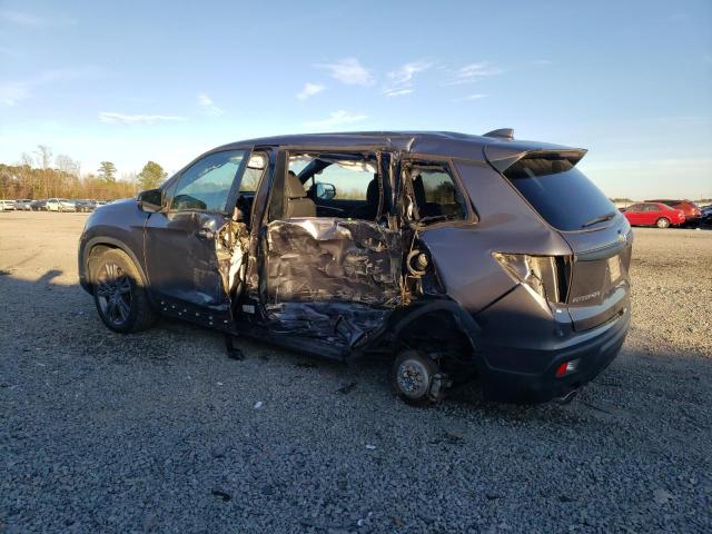 5FNYF8H55KB027697 - 2019 HONDA PASSPORT EXL BLACK photo 2