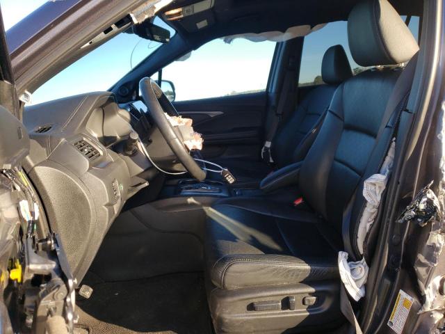 5FNYF8H55KB027697 - 2019 HONDA PASSPORT EXL BLACK photo 7