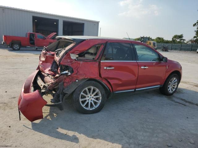 2LMDJ8JK1CBL16734 - 2012 LINCOLN MKX RED photo 3