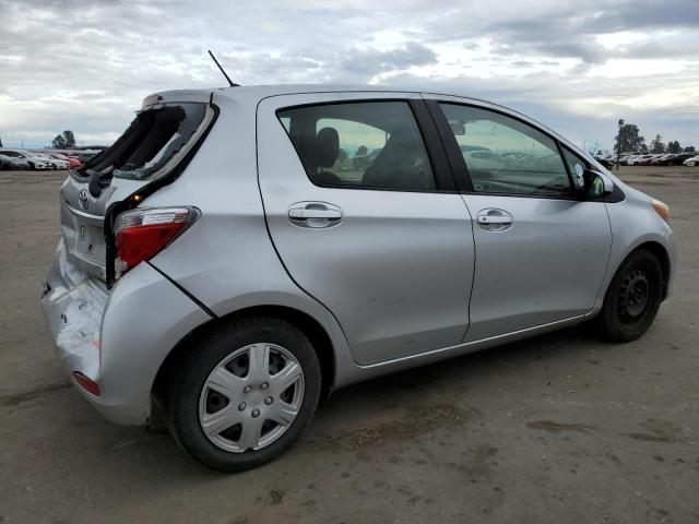 JTDKTUD32ED580962 - 2014 TOYOTA YARIS SILVER photo 3