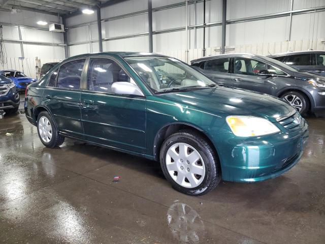 2HGES26741H555015 - 2001 HONDA CIVIC EX GREEN photo 4